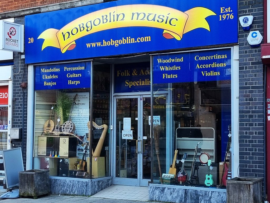 Hobgoblin Music Southampton, Shop Front