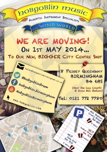 THE BIRMINGHAM SHOP IS MOVING!!