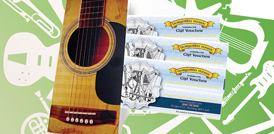 Give the gift of music with a Hobgoblin Gift Voucher