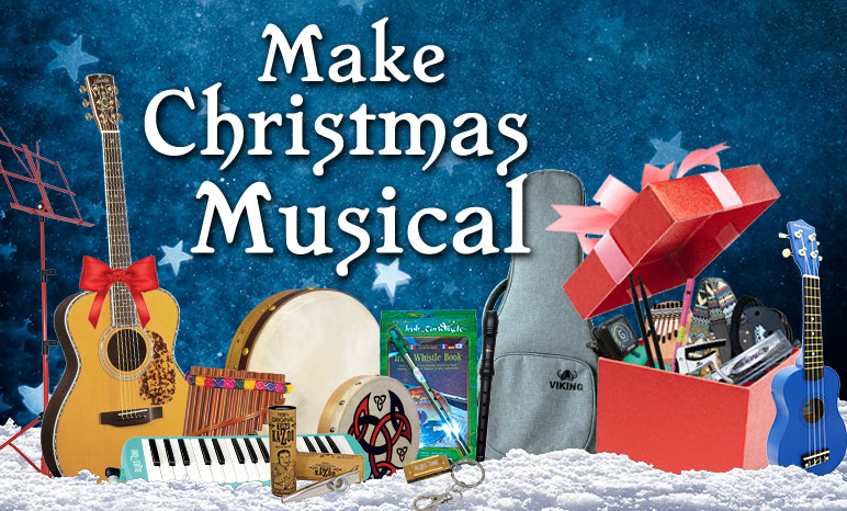 Make Christmas Musical with gift ideas for musicians