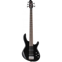 Cort Action Plus V 5 String Bass Guitar, Black