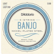 D'Addario EJ60 5 string Banjo Strings, L