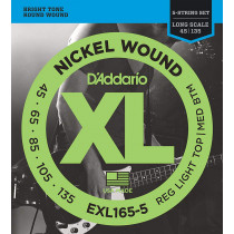 D'Addario EXL165-5 5 String Electric Bass Set