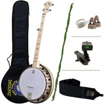 Deering GP-BG Goodtime Resonator Banjo Pack