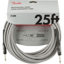 Fender Professional Instrument Cable 25ft, White