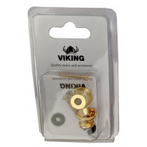 Viking GSB-10G Gold Colour Strap Buttons, Pair