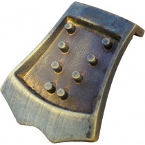 Viking VS-3112A Cast Mandolin Tailpiece. Aged