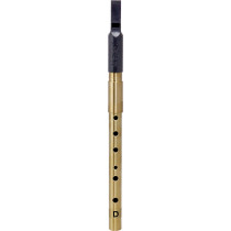 Nightingale Brass High D Whistle, Tuneable Brass