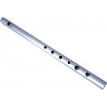 MK Midgie High D Whistle. Silver Finish