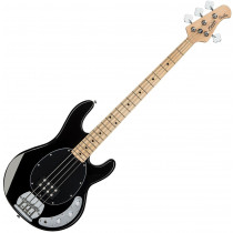 Sterling Sting Ray Ray4 Electric Bass Guitar, Black