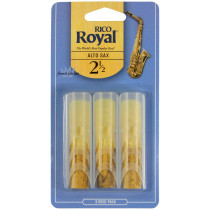 Rico Royal Alto Sax Reed 2.5, 3-Pack
