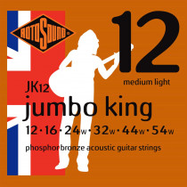 Rotosound JK12 Jumbo King Guitar Strings, 1254