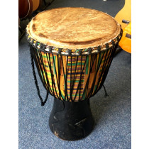 Bass Djembe 13inches Handmade in Ghana with bag