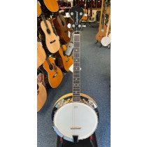 Tanglewood TWB 18 M4 Resonator Tenor Banjo, 19 fret, Maple Body, Rolled Brass Tone Ring, Complete With Bag