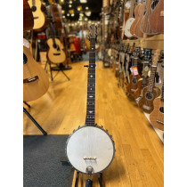 Vintage English 5 String Banjo, stamped 'J. Clamp. Maker. Newcastle on Tyne' in good condition. Has had som