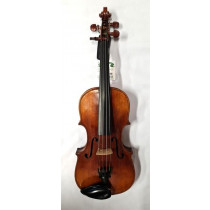 German 4/4 violin branded Hopf early 1900's, two piece back