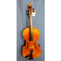 French Viola 15 3/4 Inch back, Collin-Mezin school, circa 1900, beautiful shaded varnish, highly flamed 2 p