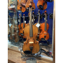Unlabled fine German violin,  early 20th century, 2 piece back, rich warm tone