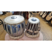 Pair of Tabla, good student instrument unbranded, some signs of wear
