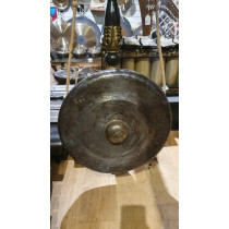 Kempul gong (Iron) from Javanese gamelan. 20inches dia. Roughly B. No stand. COLLECTION ONLY