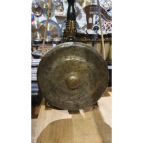 Kempul gong (Iron) from Javanese gamelan. 20inches dia. Roughly A. No stand. COLLECTION ONLY