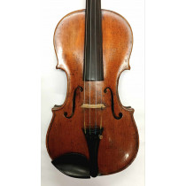 Late 18th century 4/4 Violin attributed to G Hopf, good condition with case and bow