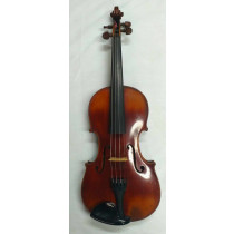 German 4/4 Mittenwald violin, Neuner and Hornsteiner school c1880s. 2 piece back, medium flame, red varnish