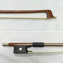 possibly german 4/4 violin bow - half mounted brazilwood - 69g