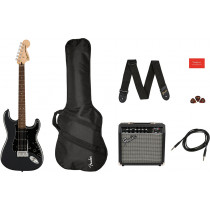 Squier Affinity Strat Guitar Pack, Charcoal