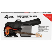 Squier Affinity Precision Bass Guitar Pack, S/B