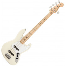 Squier Affinity Jazz Bass 5 Str Guitar, White