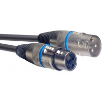 Stagg S Series 3m Mic Cable XLR-XLR. Blue