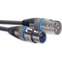 Stagg S Series 6m Mic Cable XLR-XLR. Blue