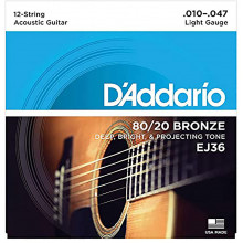 D'Addario EJ36 12-String Guitar Strings
