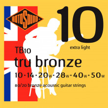 Rotosound TB-10 Tru-Bronze Guitar Strings