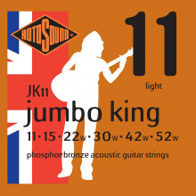 Rotosound JK11 Jumbo King Guitar Strings, 1152
