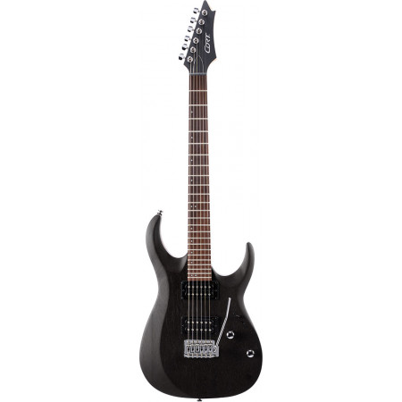 Cort X100 OPBK Electric Guitar, Black