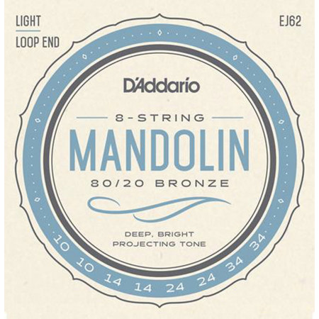 D'Addario EJ62 Mandolin Strings Light Set