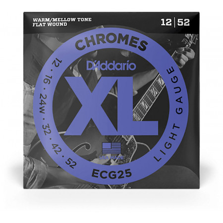 D'Addario ECG25 Chromes Guitar Strings. Light