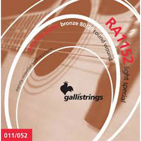 Galli RA1152 Guitar Set, Custom Light, Bronze