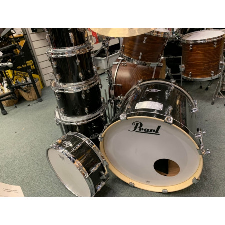 Pearl Export - with Floating Toms - Shimmer Black Finish 20inches, 14inches, 12inches, 10inches 8inches (sp